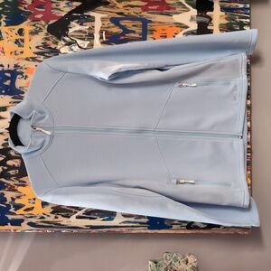 SPYDER Bandita Full Zip Jacket. Baby Blue/Frost. New Without Tags. Size L